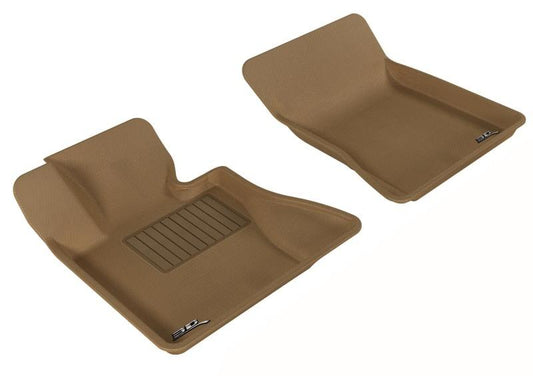 3D MAXpider 2004-2010 BMW X3 E83 Kagu 1st Row Floormat - Tan L1BM01211502