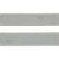 Ford Racing Black/Silver EcoBoost Emblem 3-1/2in x 9/16in - Set of 2 M-1447-EBBLK