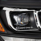 AlphaRex 19-21 Ford Ranger NOVA LED Proj Headlights Plank Style Black w/Activ Light/Seq Signal/DRL 880124 *Discontinued