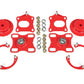 BMR Suspension BMR 11-14 Ford Mustang / Shelby GT500 Caster Camber Plates - Red WAK751R