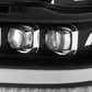 AlphaRex 19-20 Ram 1500HD NOVA LED Proj Headlight Plank Style Matte Blk w/Activ Light/Seq Signal/DRL 880518 *Discontinued