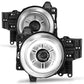Anzo 2007-2013 Toyota Fj Cruiser Projector Headlights w/ Halo Chrome
