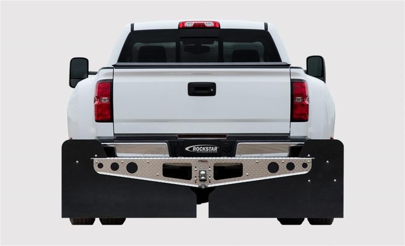Access Rockstar 3XL 2019+ Chevy/GMC Full Size 1500 Diamond Plate Finish Hitch Mounted Mud Flaps A10200923