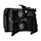 AlphaRex 07-13 Chevy 1500 LUXX LED Proj Headlights Plank Style Jet Blk w/ Activ Light/Seq Signal/DRL 880223 *Discontinued