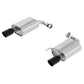 Ford Racing 2018 Mustang 2.3L Ecoboost Sport Muffler Kit - Black Chrome Tips M-5230-M4SBA