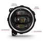 ANZO 2018-2019 Jeep Wrangler Full Led ProjectoráH.L Black 111466