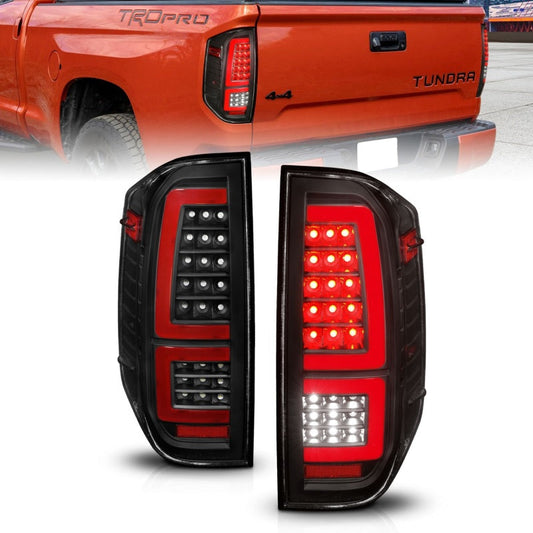 ANZO 2014-2021 Toyota Tundra LED Taillights Black Housing/Clear Lens 311436