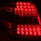 Anzo 2006-2007 Mercedes Benz M Class W164 LED Tail lights Red/Clear