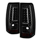 SPYDER Xtune Chevy Silverado 1500-2500-3500 03-06 C-Shape LED Tail Lights Black ALT-ON-CS03-G2-LED-BK 5081261