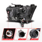 ANZO 19-24 RAM 1500 (New Body/OE Halogen) Full LED Proj Headlights DRL/SeqSig Black - Driver Side 111628A-L