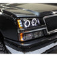 Spyder Chevy Silverado 1500 03-06 Projector LED Halo LED Amber Reflctr Blk PRO-YD-CS03-AM-BK 5009456