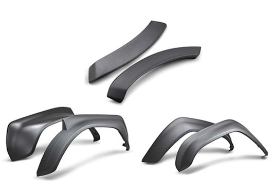 Ford Racing 22-24 Bronco Raptor Carbon Fiber Fender Flare Set - Matte M-16268-BM