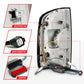 ANZO 15-21 Chevrolet Colorado Full LED Tail Lights w/ Red Lightbar Black Housing Clear Lens 311432
