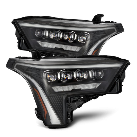 AlphaRex 22-23 Toyota Tundra NOVA-Series Headlights Black w/Amber DRL - Req 810029 OR 810030 880872 *Discontinued