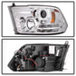Spyder Dodge Ram 09-12 Projector Headlights Light Bar DRL Chrome PRO-YD-DR09-LBDRL-C 5080998