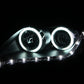Anzo 2010-2011 Toyota Camry Projector Headlights w/ Halo Black (CCFL)