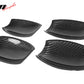 2016-2019 BMW X6 F16 X6M F86 Carbon Fiber Outside Door Bowl Cover Trim