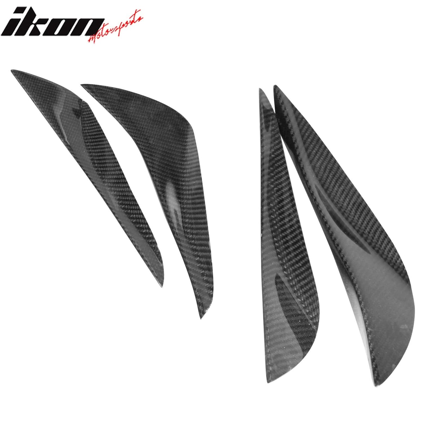 2017-2020 Subaru BRZ Toyota 86 GT86 Front Bumper Canards Carbon Fiber