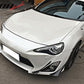 2017-2020 Subaru BRZ Toyota 86 GT86 Front Bumper Canards Carbon Fiber
