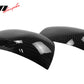 2005-2008 Audi A4 A6 Rear View Mirror Cover Carbon Fiber OEM Style 2PC