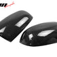 2005-2008 Audi A4 A6 Rear View Mirror Cover Carbon Fiber OEM Style 2PC