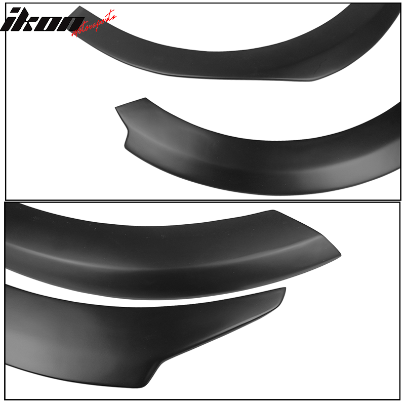 2017-2023 Tesla Model 3 Fender Flares Wheel Trim Matte Black 8PC FRP