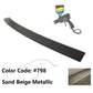 2008-2014 Mercedes Benz C-Class 4Door OE Style Rear Roof Spoiler ABS