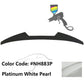 2016-2021 Honda Civic Sedan V Style Roof Spoiler Wing ABS