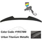 2016-2021 Honda Civic Sedan V Style Roof Spoiler Wing ABS