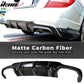 2012-2014 Benz C-Class W204 LCI Rear Lip Diffuser Carbon Fiber