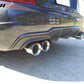 2012-2015 Mercedes Benz C204 LCI Sport Rear Bumper Diffuser Lip ABS