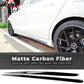 2014-2018 Benz CLA-Class C117 Carbon Fiber CF Side Skirts Cover