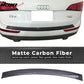 2010-2015 Audi Q5 S Line Carbon  CF Rear Bumper Sill Plate Trim Cover