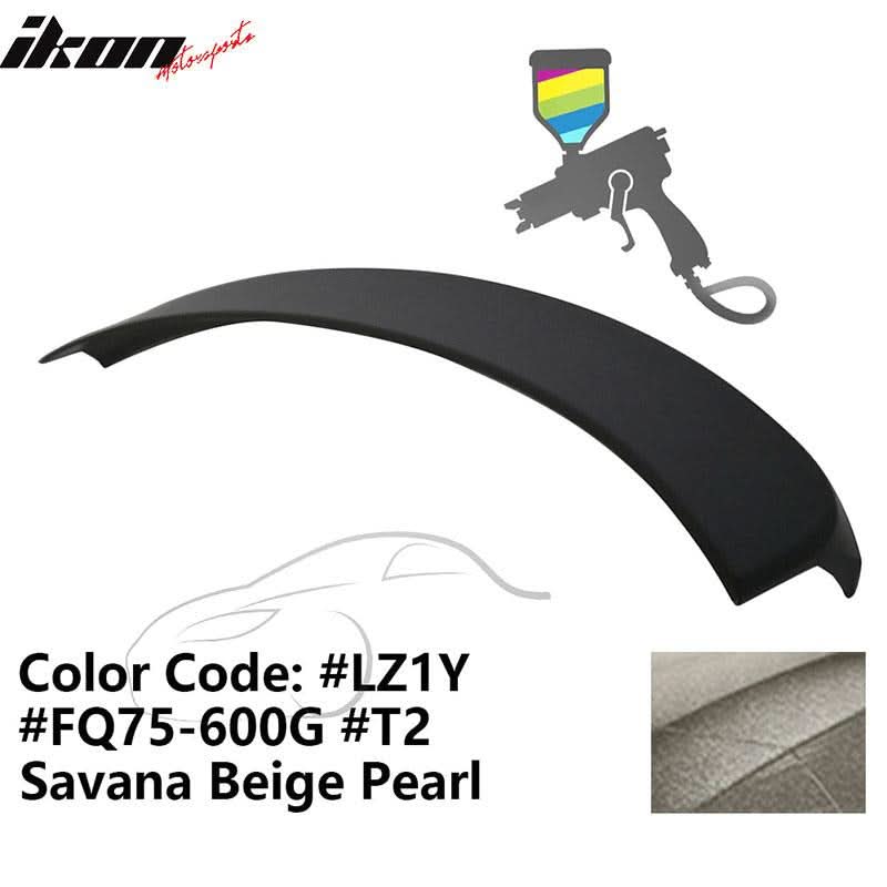 2012-2014 Audi A6 C7 Sedan 4Dr D Style Painted ABS Trunk Spoiler Wing