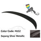 2004-2008 BMW E63 6 Series Coupe V Style Trunk Spoiler ABS