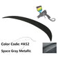 2004-2008 BMW E63 6 Series Coupe V Style Trunk Spoiler ABS