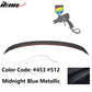 2006-2011 BMW 3-Series E90 4-Door Sedan Trunk Spoiler ABS