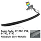 2005-2010 Mercedes Benz SLK-Class R171 Rear Trunk Spoiler ABS
