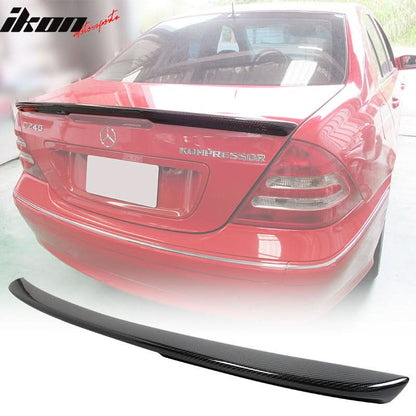 2001-2007 Mercedes Benz C-Class W203 AMG Carbon Fiber CF Trunk Spoiler