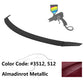 2008-2014 Mercedes Benz C-Class W204 B Style Trunk Spoiler ABS