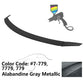 2008-2014 Mercedes Benz C-Class W204 B Style Trunk Spoiler ABS