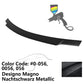 2008-2014 Mercedes Benz C-Class W204 V Style Trunk Spoiler - ABS