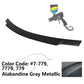 2008-2014 Mercedes Benz C-Class W204 V Style Trunk Spoiler - ABS