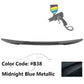 2007-2013 BMW E82 1 Series M4 Style Trunk Spoiler ABS