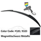 2013-2018 Mercedes Benz W117 CLA Class Sedan V Style Trunk Spoiler ABS
