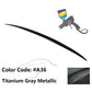2004-2010 BMW E60 5 Series Sedan M3 Style Trunk Spoiler ABS
