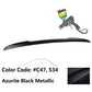 2004-2010 BMW E60 5 Series Sedan Performance Style Trunk Spoiler ABS