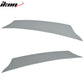 2016-2021 Honda Civic X 10th FC 4Dr Sedan Gray Trunk Spoiler Wing FRP
