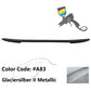 2017-2023 BMW 5 Series 7th G30 4Dr M4 V Style Trunk Spoiler Wing ABS