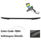 2017-2023 BMW 5 Series 7th G30 4Dr M4 V Style Trunk Spoiler Wing ABS